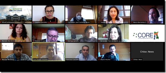 Reunion Core de Chilo&eacute; y Servicio de Salud