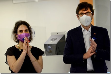 Ministra Zald&iacute;var y Subsecretario Pedro Pizarro