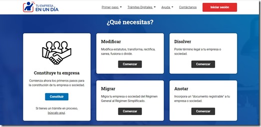 tu empresa en un d&iacute;a