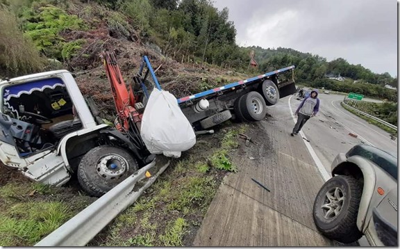 Accidente Ruta 5 Sur Chilo&eacute;