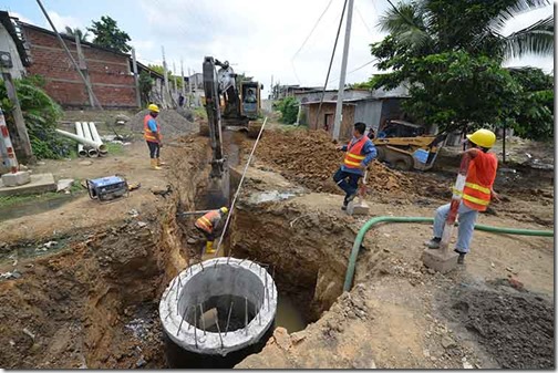 Obras de alcantarillado 1