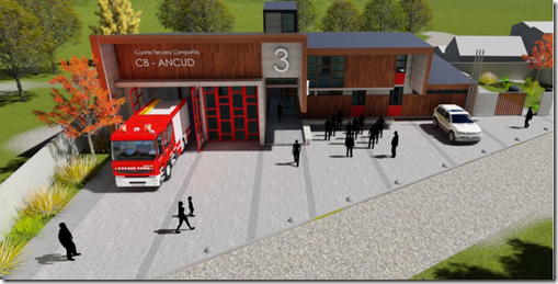 Dise&ntilde;o Cuartel Tercera Cia Ancud