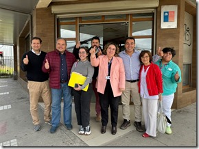 Cores y directivos del Servicio de Salud