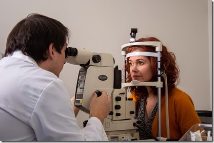 foto consulta oftalmología