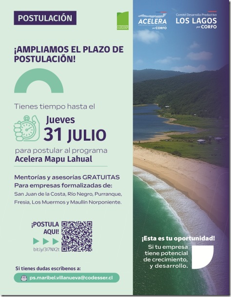 Ampliación postulación