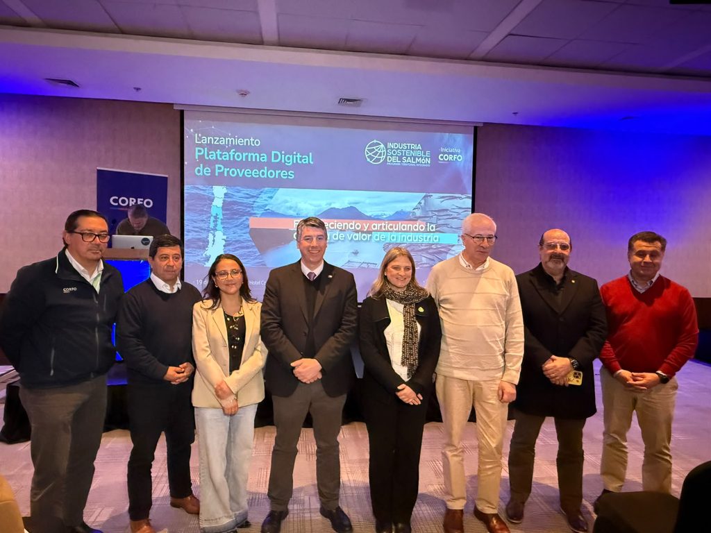 Presentación oficial de la nueva plataforma digital para proveedores de la industria del salmón en Puerto Montt