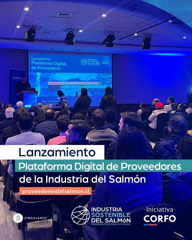 Presentación oficial de la nueva plataforma digital para proveedores de la industria del salmón en Puerto Montt