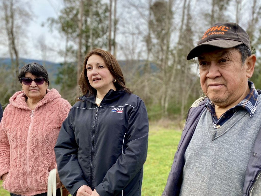 Entrega de fardos de forraje por INDAP a agricultores de San Pablo afectados por inundaciones