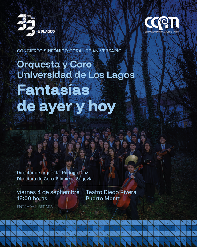 Orquesta y Coro de la Universidad de Los Lagos en concierto sinfónico coral