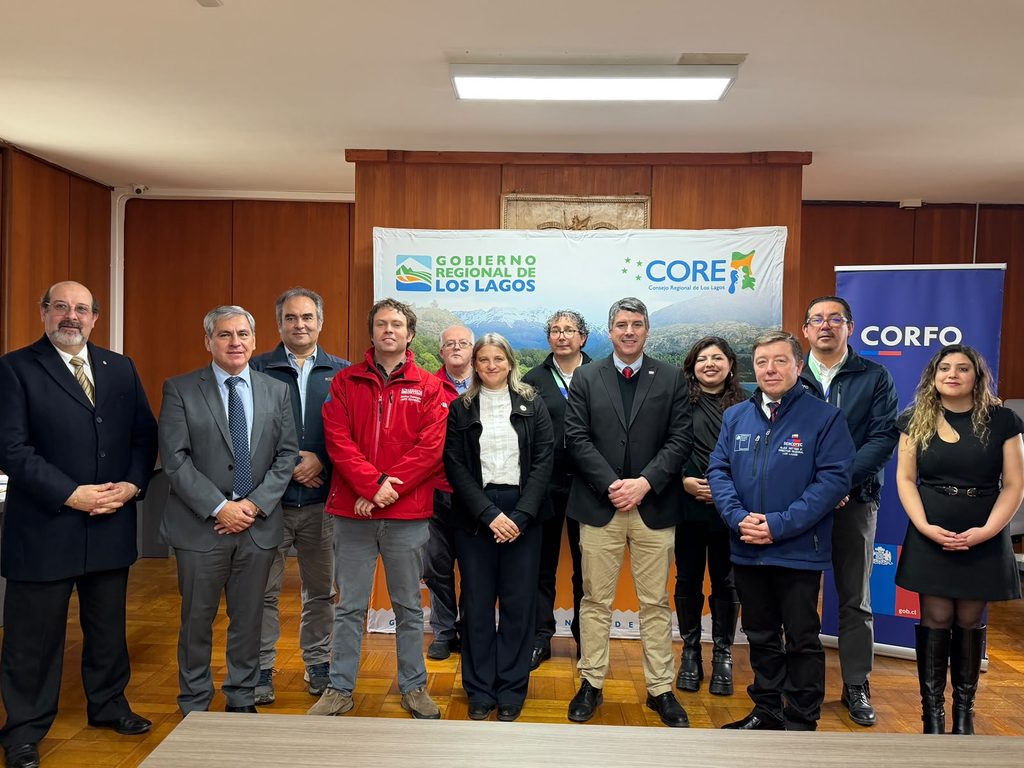 Autoridades y representantes del CDPR en reunión estratégica para el desarrollo productivo de la Región de Los Lagos hacia 2030
