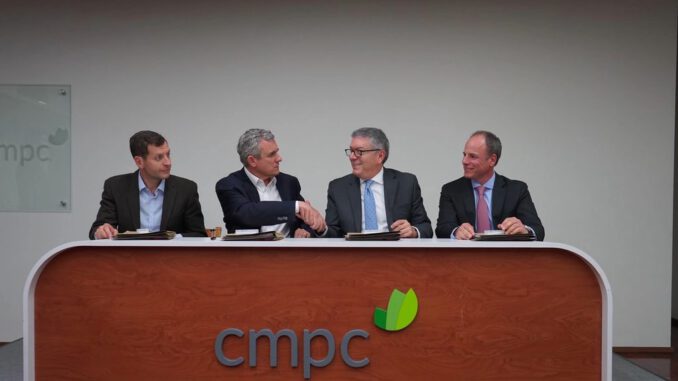 Instalaciones industriales de CMPC en Chile