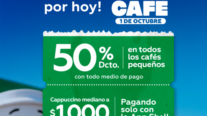 Variedad de preparaciones de cafe de grano en las tiendas upa por el Dia del Cafe