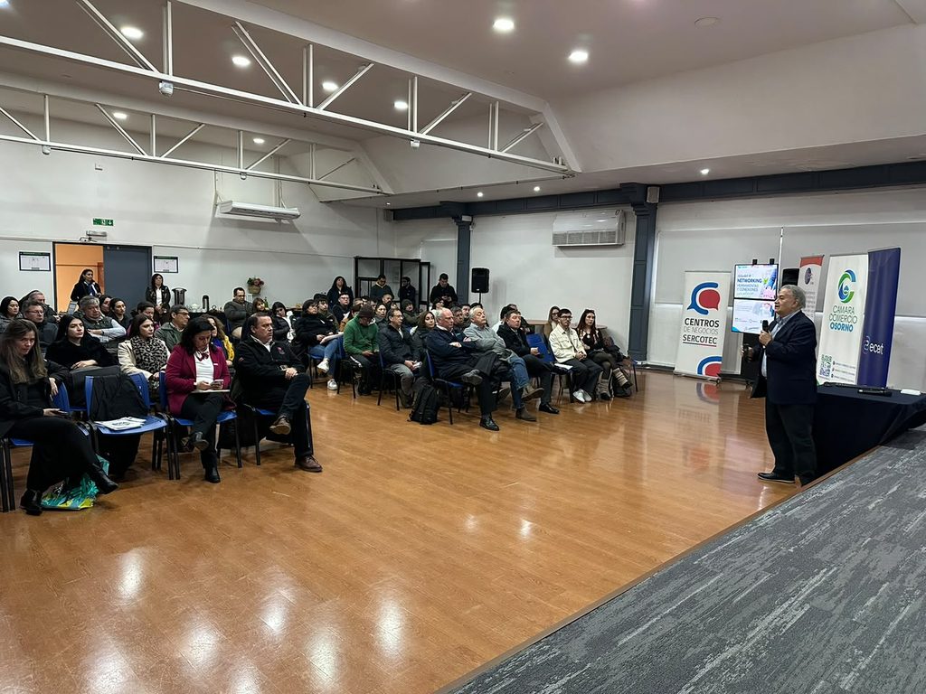 Empresarios reunidos en Osorno durante jornada de networking y herramientas de gestión