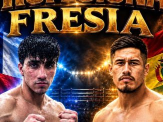 Combate de boxeo profesional en Fresia con el chileno Dinamita Vera
