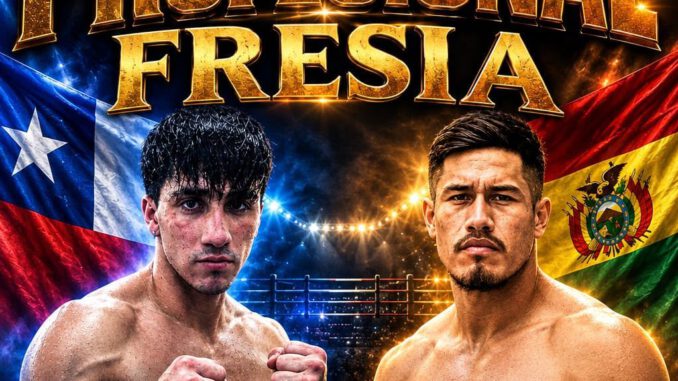 Combate de boxeo profesional en Fresia con el chileno Dinamita Vera