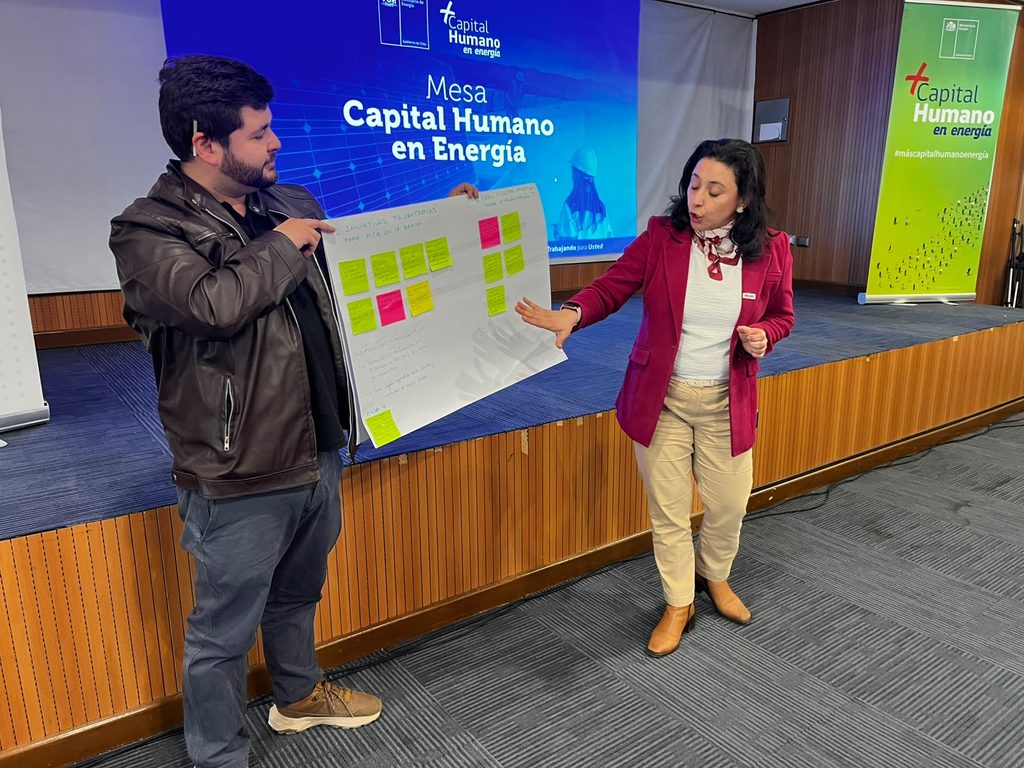 Reunión de la Mesa Regional de Capital Humano en Energía en la región de Los Lagos con autoridades y representantes.