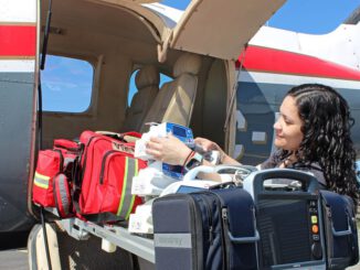Nueva aeronave aeromédica certificada de Servicios Aéreos Puerto Montt en el aeródromo La Paloma