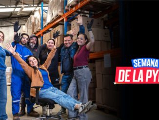 Emprendedores chilenos participando en talleres y actividades de la Semana de la Pyme 2026